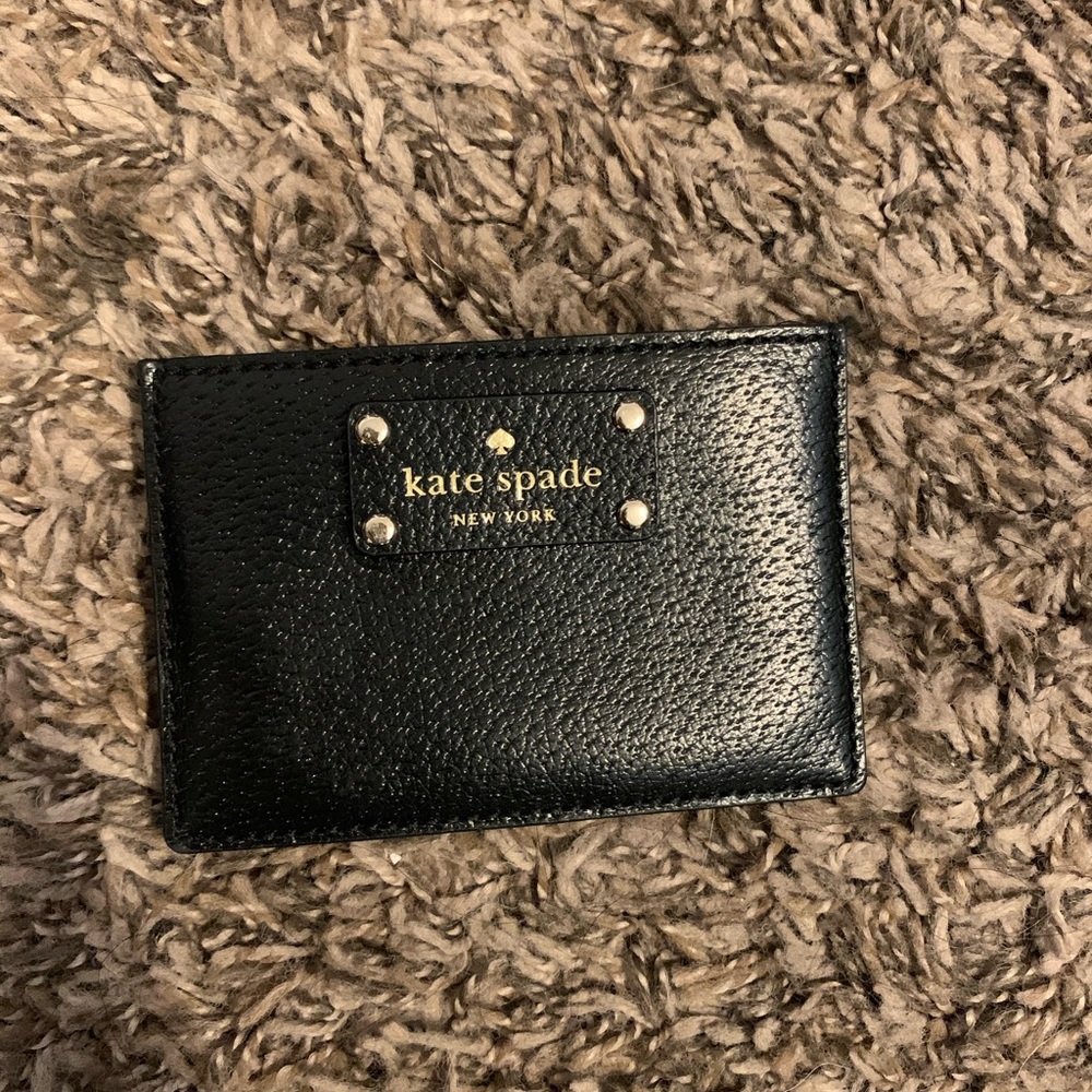 Black Kate Spade Card Holder